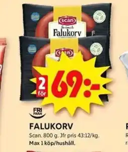 ICA Kvantum FALUKORV erbjuda