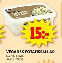 ICA Kvantum VEGANSK POTATISSALLAD erbjuda