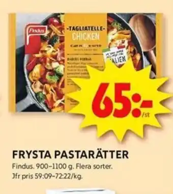 ICA Kvantum FRYSTA PASTARÄTTER erbjuda