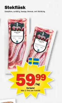 Pekås Stekfläsk erbjuda