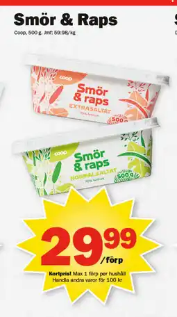 Pekås Smör & Raps erbjuda