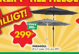 ÖoB PARASOLL erbjuda