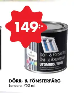 DÖRR- & FÖNSTERFÄRG