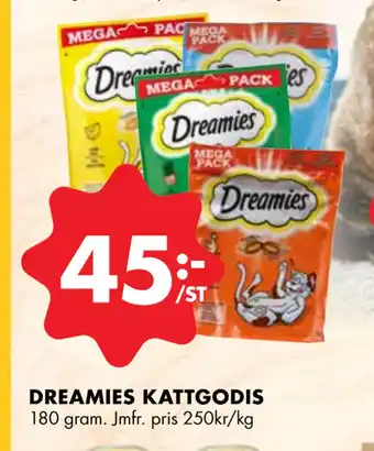 ÖoB DREAMIES KATTGODIS erbjuda