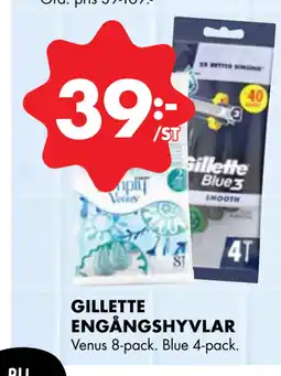 ÖoB GILLETTE ENGÅNGSHYVLAR erbjuda
