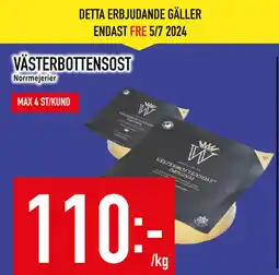 Matdax VÄSTERBOTTENSOST erbjuda