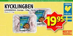 Matvärlden Tensta KYCKLINGBEN erbjuda