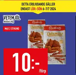 Matdax VETEMJÖL erbjuda