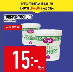Matdax TURKISK YOGHURT erbjuda