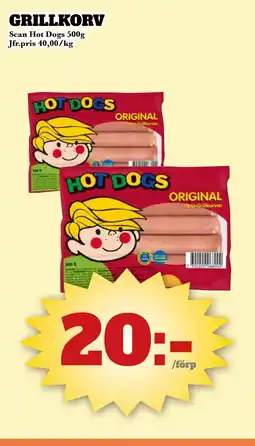 Bonum Matmarknad GRILLKORV erbjuda