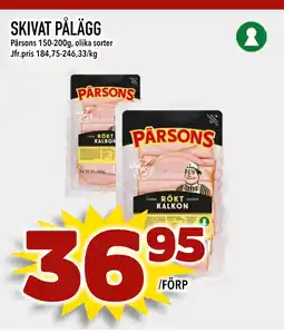 Bonum Matmarknad SKIVAT PÅLÄGG erbjuda