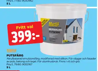 Jem&Fix PUTSFÄRG erbjuda