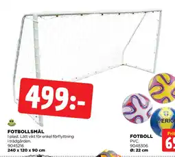 Jem&Fix FOTBOLLSMÅL erbjuda
