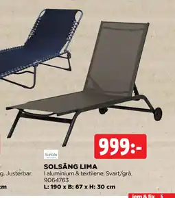 Jem&Fix SOLSÄNG LIMA erbjuda