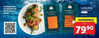 Lidl Laxfilé skivad erbjuda