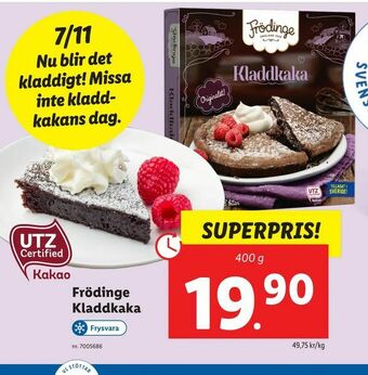 Lidl Frödinge Kladdkaka erbjuda