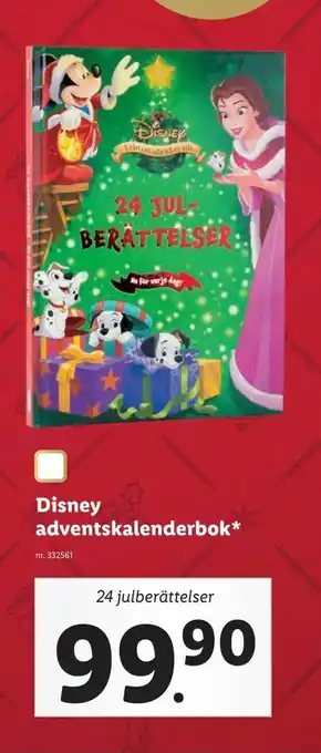 Lidl Disney adventskalenderbok erbjuda