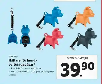 Lidl Hållare för hund - av föringspåsar erbjuda