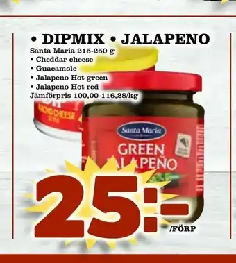 Bonum Matmarknad dipmix • jalapeno erbjuda