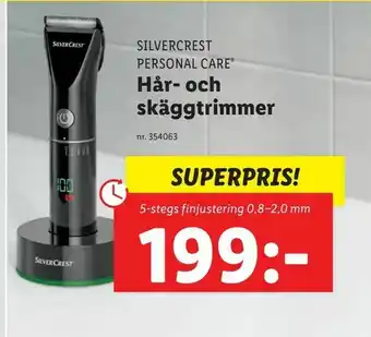 Lidl Silvercrest personal care erbjuda