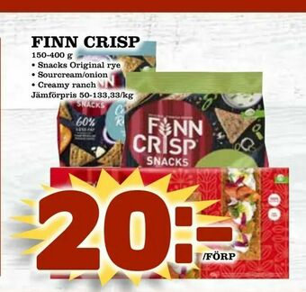 Bonum Matmarknad Finn crisp erbjuda
