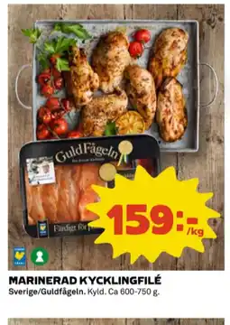 Coop Guldfågeln kycklingbröstfilé erbjuda