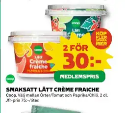Coop Coop crème fraiche erbjuda