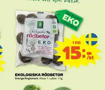 Ekologiska rödbetor