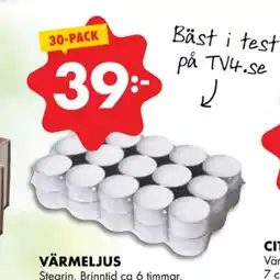ÖoB Solstickan värmeljus erbjuda