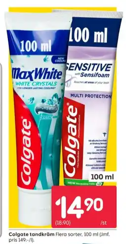 Rusta Colgate tandkräm erbjuda