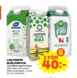 Stora Coop Valio mellanmjölk erbjuda