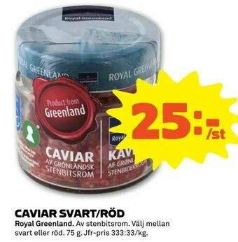 Coop Forum Caviar svart/röd erbjuda