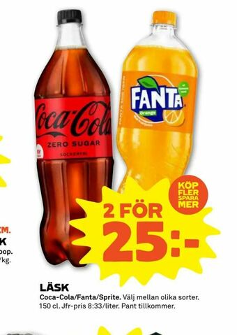 Coop Forum Läsk erbjuda