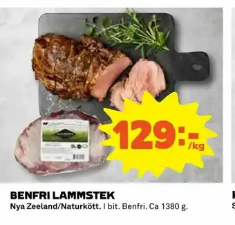 Benfri lammstek