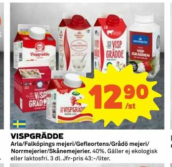 Coop Daglivs Vispgrädde erbjuda
