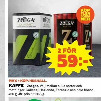Coop Daglivs Kaffe erbjuda