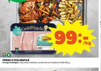 Coop Daglivs Färsk kycklingfilé erbjuda