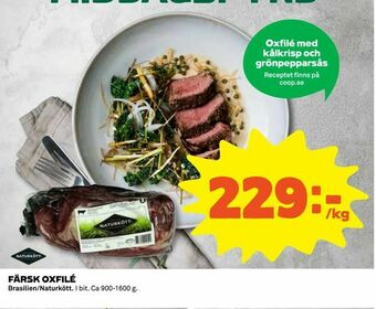 Coop Daglivs Färsk oxfilé erbjuda