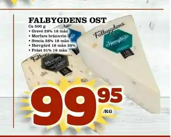 Din Mat Falbygdens ost erbjuda