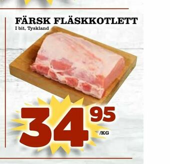 Din Mat Färsk fläskkotlett erbjuda
