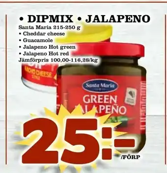 Din Mat Dipmix • jalapeno erbjuda