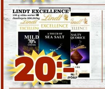Din Mat Lindt excellence erbjuda
