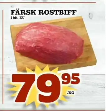 Din Mat Färsk rostbiff erbjuda
