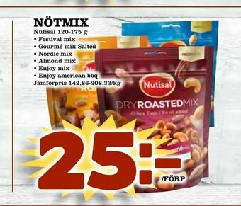 Din Mat Nötmix erbjuda