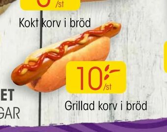 EKO Grillad korv i bröd erbjuda