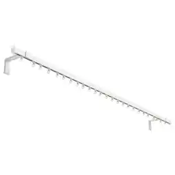IKEA Vidga Gardinskena, 1 spår med väggbeslag, vit erbjuda