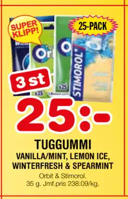 Nya Pulsen TUGGUMMI erbjuda