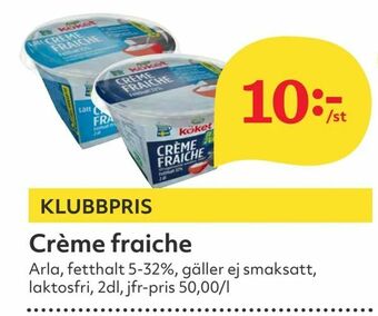 Hemköp Crème fraiche erbjuda