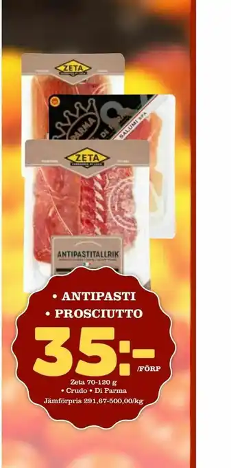 antipasti • prosciutto