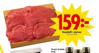 Rostbiff i skivor